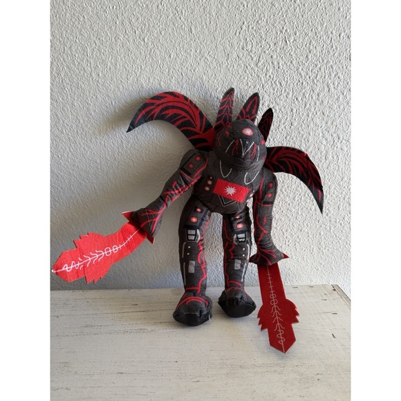 The Unbranded Brand Other - Skibidi Toilet Titan Figure Boss Titan Sword‎ Man Plush Doll Funny Monster Red